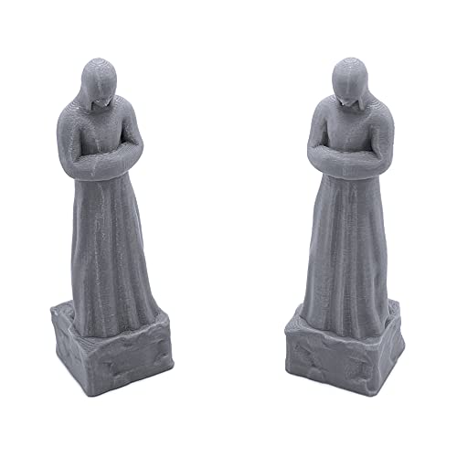 EnderToys Mausoleum Graveyard Scene - DND Terrain Scenery for Tabletop 28mm Miniatures Wargame