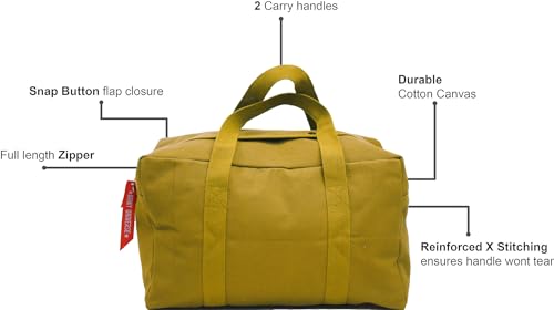Tactical Parachute Cargo Bag SMALL Cotton Canvas Carry Bag, 19" x 12" x 11" - Coyote Brown - color: Coyote Brown, size: Small (19" x 12" x 11")