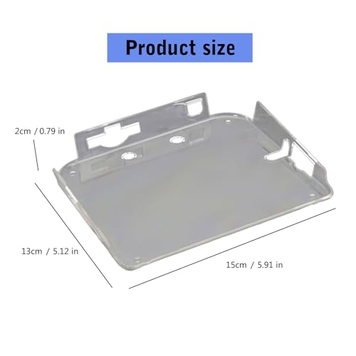 Clear Protective Case for 2DS Console Scratch Resistant Shell AntiDust Covers Precise Cutout and Easy Surfaces