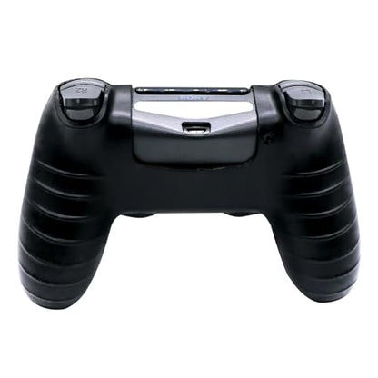 OSTENT Protective Silicone Gel Soft Case Cover Pouch Sleeve for Sony PlayStation 4 PS4 Controller Color Black - color: Black