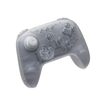 8Bitdo 64 Bluetooth Controller for Analogue 3D, Glacier | Switch/Switch 2, Windows and Android Support, Wired USB, D-Input/S-Input Modes, Hall Effect Joystick, Vibration - color: Glacier