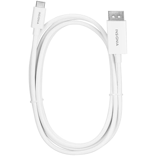 INSIGNIA Universal Video & Audio Cables and Adapters – HDMI, DisplayPort, USB-C, Mini HDMI, Mini DisplayPort & RCA Converter, 4K/8K High-Speed Options for TV (USB-C to Displayport Cable, 6 ft) - size: 6 ft, style: USB-C to Displayport Cable