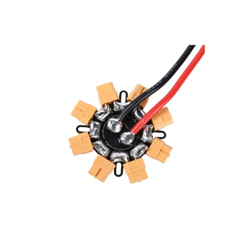 200A Power Distribution Board for Drone PDB with XT60/XT90/AS150 Input 8PCS ESC XT60 Outputs M3 Mounting Compact 50mm Power Hub for FPV Quadcopter Hexacopter (XT90Input PDB 8-in-1) - size: XT90Input PDB 8-in-1