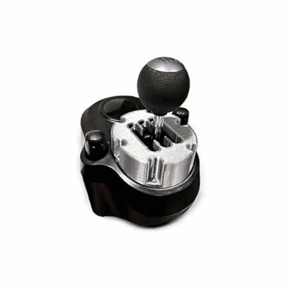 H-Pattern Gear Shifter for G29/G27/G25/G920/G923 - Realistic H-Mode with Response Ring Positioning & Metal Steel Cover, Racing Simulator Accessory