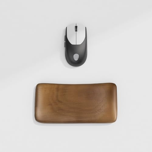 Mouse Wrist Rest for One-Hand Gaming Keypad, Ergonomic Walnut Rest | Ergonomic Design for Wrist Pain Relief, Easy to Clean and Smooth No Odor, Support Wrist to Coding Typing and Playing - size: for Mouse Wrist Rest