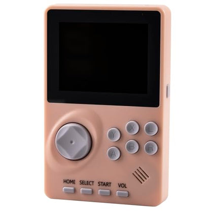 16 Bit Handheld Video Game Console for Kids Adults，2.8-inch Super Wide Lcb Preloaded 100 HD Handheld Game Console Seniors Electronic Game Player Birthday Present Xmas (Pink) - color: Pink