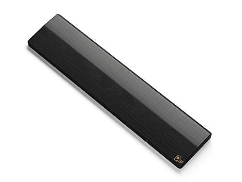 Glorious Wooden Wrist Rest - Full Standard Size - Onyx/Black - Mechanical Keyboard, Wood Ergonomic Palm Rest| 17.5x4 inches/19mm Thick (GV-100-DARK) - size: Full Size