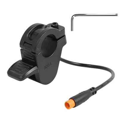 E-Bike Thumb Throttle 300X,Waterproof 3 Pin for 7/8" Handlebars | Ebike Throttle 3 Pin for 7/8inch 22mm Left and Right Handlebars for 12V/24V/36V/48V/52V/60V/72V Electric Bikes & Scooters