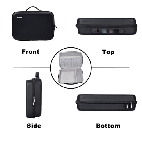 Banworks PU Hardshell Case Custom Fit for Elektron Digitone/Digitone II/Digitakt/Digitakt II/Syntakt, Synthesizer/Sampler Storage & Carrying Case Controller Bag JT/HCQSNB-04 (Case Only, 1 Piece) - size: For Elek Digitone/Digitakt (II), Syntakt