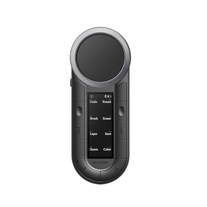 HUION Keydial Remote Bluetooth Macro Pad, 6-Set 8 Customized Keys & 2 Dial | Wireless Programmable Keypad, OLED Display, Work with PC, Mac, Mobile, One-Hand Shortcut Keyboard for Drawing Tablet, Laptops - size: Dual Bluetooth