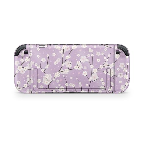 Glossy Glitter Gaming Skin Compatible with Nintendo Switch 2 Console Only - Sakura Purple - Premium 3M Vinyl Protective Wrap Decal Cover - Easy to Apply | Crafted in The USA by MightySkins - color: Sakura Purple, size: Switch 2 Console Skin Only, style: G