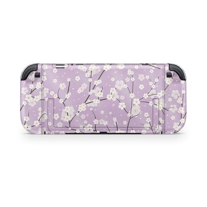 Glossy Glitter Gaming Skin Compatible with Nintendo Switch 2 Console Only - Sakura Purple - Premium 3M Vinyl Protective Wrap Decal Cover - Easy to Apply | Crafted in The USA by MightySkins - color: Sakura Purple, size: Switch 2 Console Skin Only, style: G