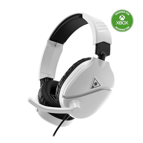 Turtle Beach Recon 70 Wired Multiplatform Gaming Headset for Xbox, PC, PS5 | Xbox Series X|S, Xbox One, PlayStation, PS4, Mobile, Flip-to-Mute Mic, 40mm Speakers, Lightweight, Soft Earpads, White - color: White