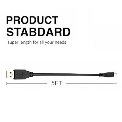 Replacement Micro-USB Fast Charging Cable Compatible with Afterglow Nintendo Switch Wireless Deluxe Controller 500-137,BEBONCOOL B07ST1ZCL1(5FT)