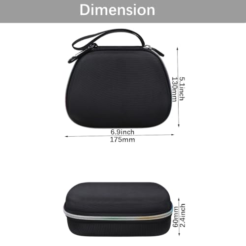 Legestori Hard EVA Carry Case Compatible With PDP Gaming Afterglow Wave Wireless Nintendo Switch Pro Controller, Portable Travel Game Controller Storage Box (Case Only
