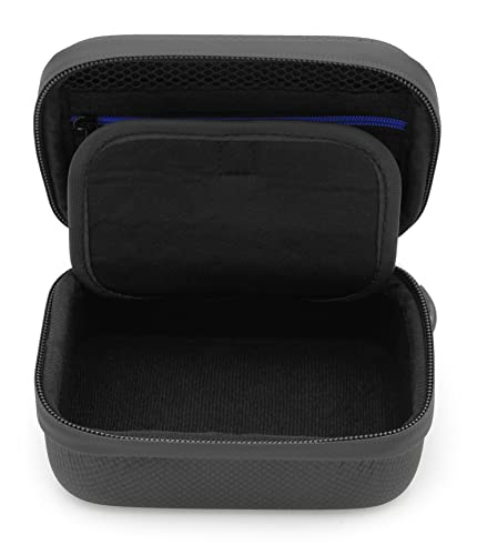 CASEMATIX Retro Handheld Game Console Case Compatible with HigoKids QS4 Portable Retro Video Game Player, Mademax RS-1 Gaming Console, E-MODS Arcade Pocket Player and More Up to 4.75", Black Case Only
