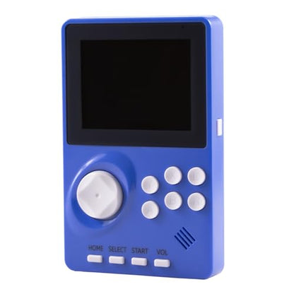 16 Bit Handheld Video Game Console for Kids Adults，2.8-inch Super Wide Lcb Preloaded 100 HD Handheld Game Console Seniors Electronic Game Player Birthday Present Xmas (Dark Blue) - color: Dark Blue
