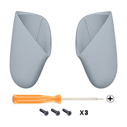 eXtremeRate New Hope Gray Replacement Handle Grips for Nintendo Switch Pro Controller, DIY Custom Hand Grip Shell for Nintendo Switch Pro Controller - Controller NOT Included - color: New Hope Gray