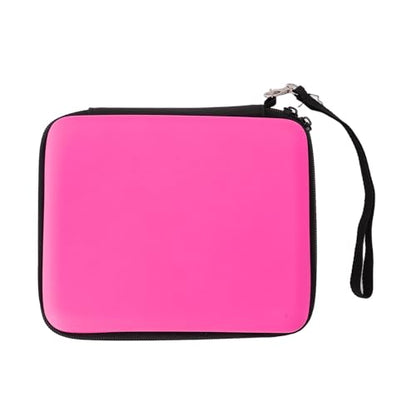Ashata 8 Game Card Case For Nintendo 2DS Console Game Card And Other Accessories, Hard Shell Carrying Case Pouch With 8 Game Card Holders (Pink) - color: Pink