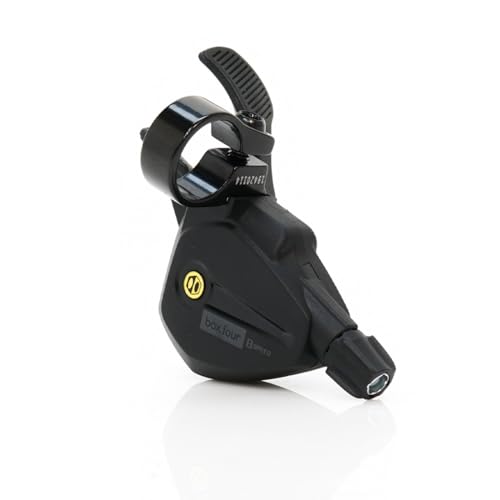 Box Four 8 Speed E-Bike Shifter 1 Gear Per Click, Non E-Bike Shifter 2 Piece Pull Lever up to 3 Gears Per Click Bicycle Shift Lever Cable for Mountain Bike Shifters, MTB, Bicycle Gear Shifter Cycling - size: Single Shift (E-Bike)