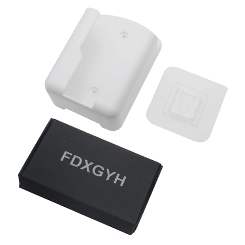 FDXGYH 2 Pcs Remote Control Rack Holder Wall-Mounted TV Remote Organizer Self Adhesive Air Conditioner Remote Holder (White) - color: White