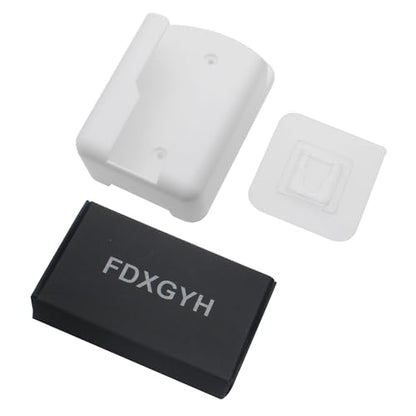 FDXGYH 2 Pcs Remote Control Rack Holder Wall-Mounted TV Remote Organizer Self Adhesive Air Conditioner Remote Holder (White) - color: White