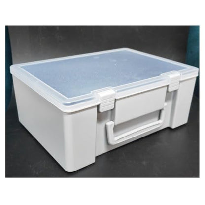 kowaku 1/64 Miniature Figure Storage Box Protection Box Foam Layer Dustproof Reliable Shockproof Travel Case Action Figure Container , Gray - color: Grey