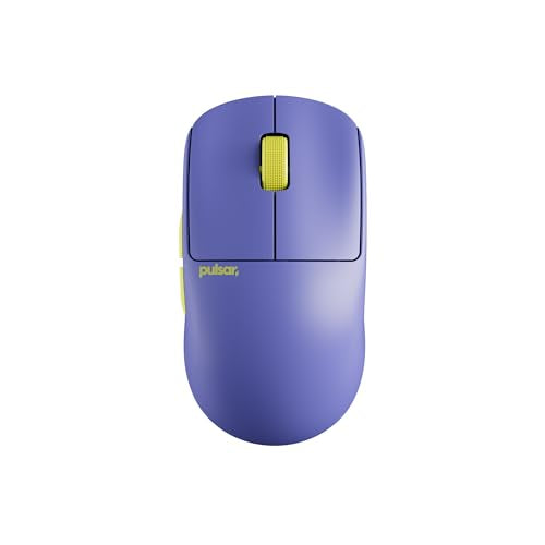 Pulsar Gaming Gears X2 Crazylight Wireless Gaming Mouse, Ultra Lightweight 1.23 oz (35g), Optical Switch, 32000 DPI, 750 IPS, XS-1 Sensor, 8k Compatible (LA Edition) - color: LA Edition, size: Mini, style: X2 CrazyLight