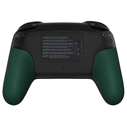eXtremeRate Racing Green Replacement Handle Grips for Nintendo Switch Pro Controller, Soft Touch DIY Hand Grip Shell for Nintendo Switch Pro Controller - Controller NOT Included - color: Racing Green