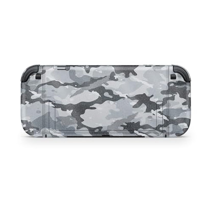 Glossy Glitter Gaming Skin Compatible with Nintendo Switch 2 Console Only - Gray Camouflage - Premium 3M Vinyl Protective Wrap Decal Cover - Easy to Apply | Crafted in The USA by MightySkins - color: Gray Camouflage, size: Switch 2 Console Skin Only, styl