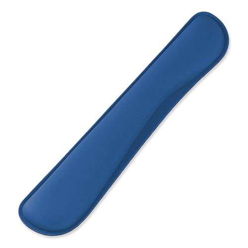 Office Ergonomic Memory Foam Computer Mouse and Keyboard Wrist Rest pad Support Carpal Tunnel, Wrist Rest for Keyboard and Mouse, Wrist Support Set - color: Dark Blue, style: Keyboard wrist pad