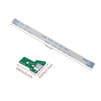 2pcs JDS050/055 Charging Port(w/ 12pin Cable) for PS4 DualShock 4