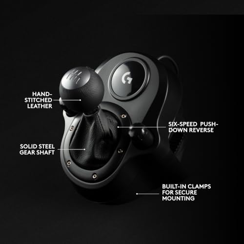 Logitech G G29 SE Driving Force Racing Steering Wheel and Pedals, Force Feedback, Genuine Leather Driving Force Shifter - for PS5, PS4 and PC, Mac - Black - style: PlayStation | PC