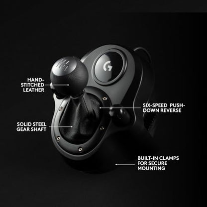 Logitech G G29 SE Driving Force Racing Steering Wheel and Pedals, Force Feedback, Genuine Leather Driving Force Shifter - for PS5, PS4 and PC, Mac - Black - style: PlayStation | PC