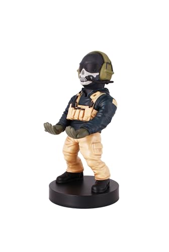 Exquisite Gaming Call of Duty Simon Ghost Riley Controller Holder, Phone Stand & Device Organizer, 8.5 in Licensed Figure