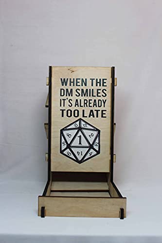 Critical Fail Dice Tower | Portable RPG Dice Roller | Fully Collapsible | Comes with Travel Bag | Tabletop Gaming | Large Dice Roller | Perfect for GMS, DND, Dungeons and Dragons, Pathfinder