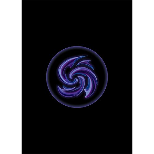 Elements I - Void - 100 Textured Matte TCG Card Sleeves - Fits Magic MTG Commander Pokemon and Other Card Games - Playing Card Sleeves - style: Void