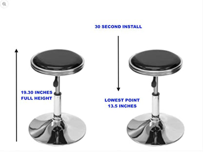 Full Size Commercial Grade Cocktail Arcade Machine 4500 Games Lift Up/Tilt Screen 26.5 Screen Tempered Glass 2 Stools Included 5 Year Warranty Black