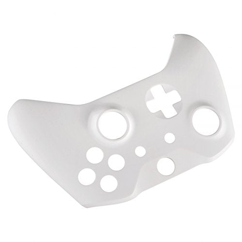 eXtremeRate Replacement Front Housing Shell for Xbox One S/X Controller, White Custom Kit Faceplate Cover Case for Xbox Wireless Controller (Model 1708) - color: White