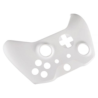 eXtremeRate Replacement Front Housing Shell for Xbox One S/X Controller, White Custom Kit Faceplate Cover Case for Xbox Wireless Controller (Model 1708) - color: White
