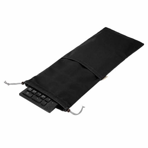 Keyboard Sleeve Cover 108 Keys Keyboards Portable Case (19.7" x 7.5", Black) - Dustproof, Waterproof for Wireless Mechanical Keyboards - color: Black, size: 19.7" x 7.5"