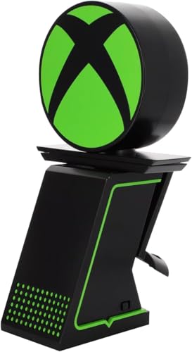 Exquisite Gaming Xbox Light Up LED Ikon Stand with Rotating Holder & USB Charging Ports