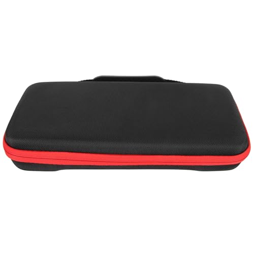 Estink Handheld Game Console Carrying Case EVA Nylon Shockproof Storage Bag 31 X 14 X 6cm for Ally 7 Inch 120Hz Gaming Handheld Travel Camping Daily Use (Red) - color: Red