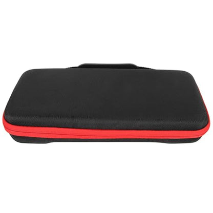 Estink Handheld Game Console Carrying Case EVA Nylon Shockproof Storage Bag 31 X 14 X 6cm for Ally 7 Inch 120Hz Gaming Handheld Travel Camping Daily Use (Red) - color: Red