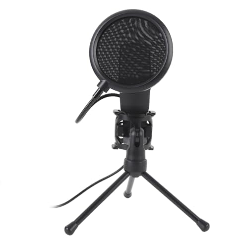 Tbest Gaming USB Microphone RGB Light Condenser PC Mic with Tripod Stand for Streaming Podcast Studio