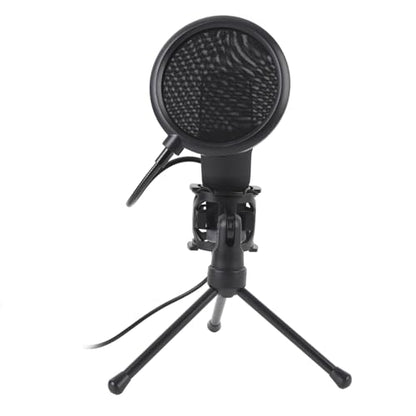 Fabater RGB Gaming Microphone Wired USB Condenser with Noise Reduction for Streaming and Gaming Setup with Tripod Stand
