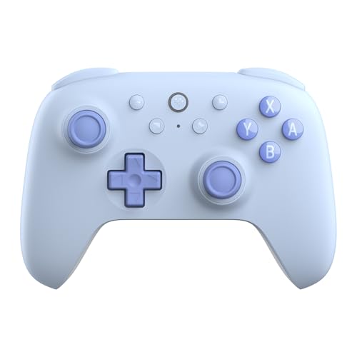 8BitDo Ultimate 2C Bluetooth Controller for Switch/Switch 2, Wireless Controller with 6-Axis Motion Control, Rumble Vibration, Refined D-Pad and Bumpers, and Hall Effect Joysticks (Blue) - color: Blue, style: Ultimate 2C