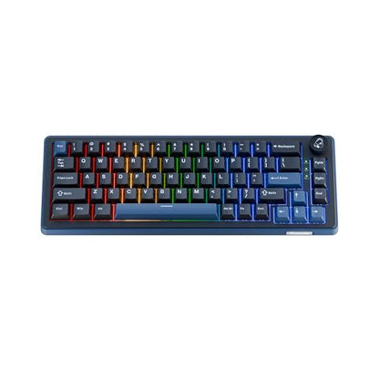 Ducky OK-M - 65% Wireless Mechanical Gaming Keyboard : Gasket-Mount Design, Hot-Swappable Switches, Five-Layer Acoustic Dampening, RGB, USB-C, 2.4Ghz, Bluetooth, Baby Switch - size: OK-M-65, style: KTT Baby Switch