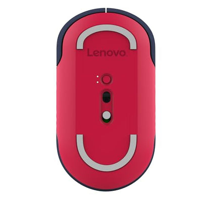 Lenovo 350 Bluetooth Silent Mouse (Fan Edition), Wireless Ergonomic Ambidextrous Design, Bluetooth 5.3, Adjustable DPI up to 2400, 36 Month Battery Life, Recycled Materials, USA Flag - color: USA Flag