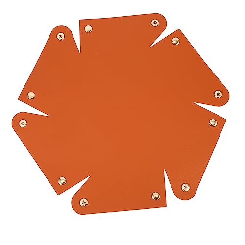 Folding Dice Tray Portable Pu Dice Storage Organizer for Tabletop Games Capacity Tray for Household Use for Parties and Family Gatherings